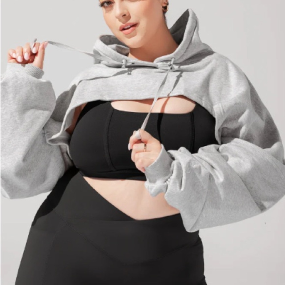 POPFLEX Cloud Shruggie - Heather Grey Size: S/M